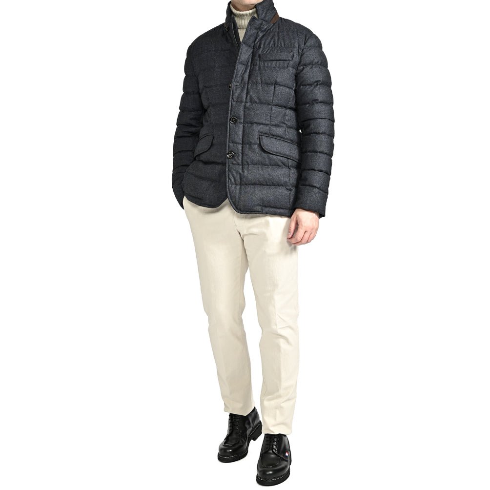 【販売期間前】MORE SALE|MOORER "ZAYN - NO" ヴァージンウール100% スタンドカラーダウンジャケット|418053 - 48|GUARDAROBA MILANO OFFICIAL STORE