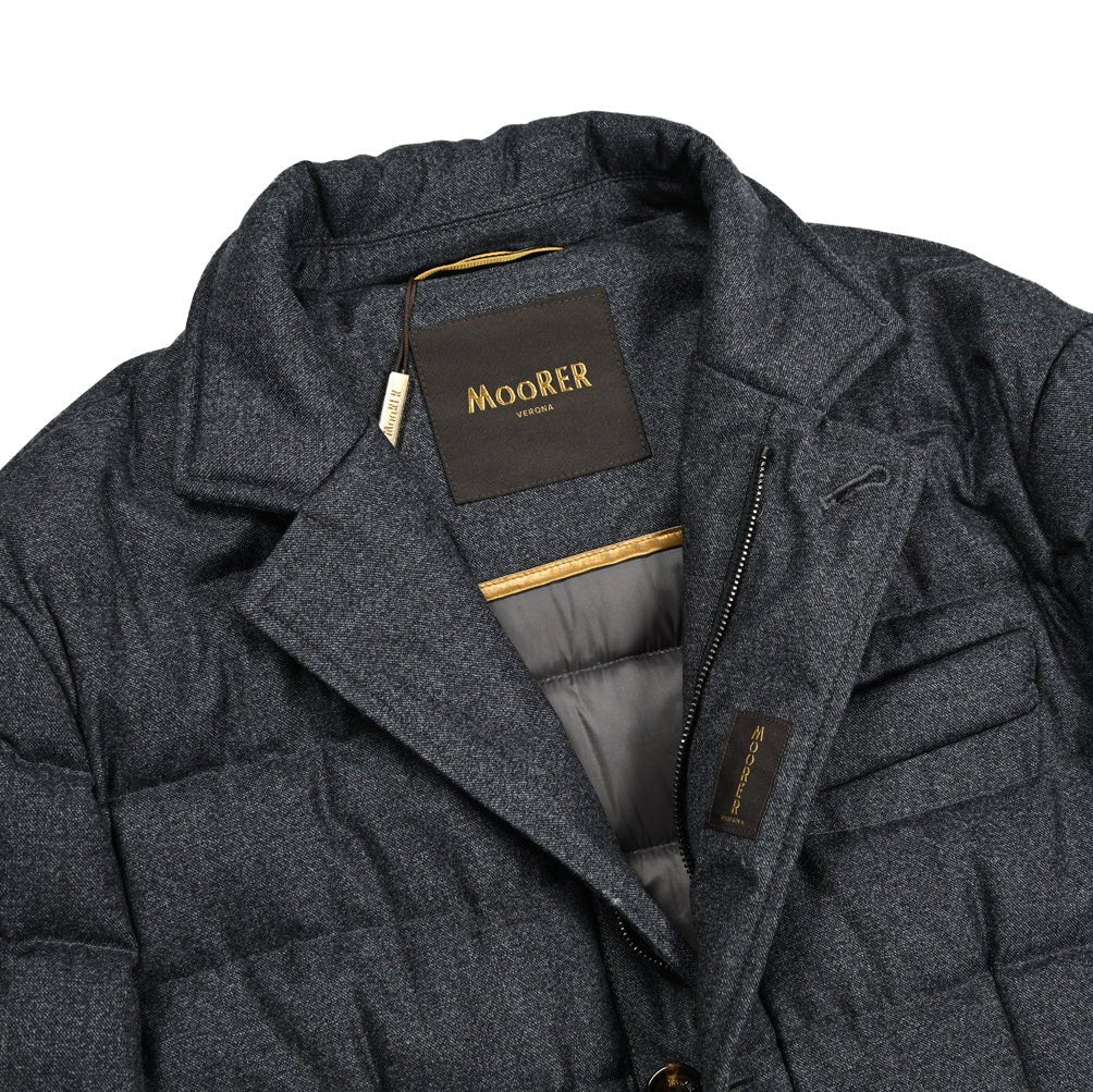 【販売期間前】MORE SALE|MOORER "ZAYN - NO" ヴァージンウール100% スタンドカラーダウンジャケット|418053 - 48|GUARDAROBA MILANO OFFICIAL STORE