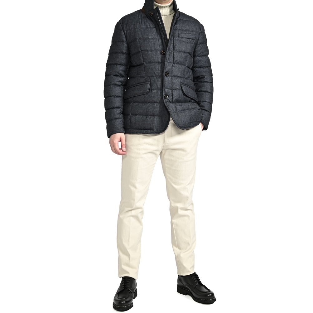 【販売期間前】MORE SALE|MOORER "ZAYN - NO" ヴァージンウール100% スタンドカラーダウンジャケット|418053 - 48|GUARDAROBA MILANO OFFICIAL STORE