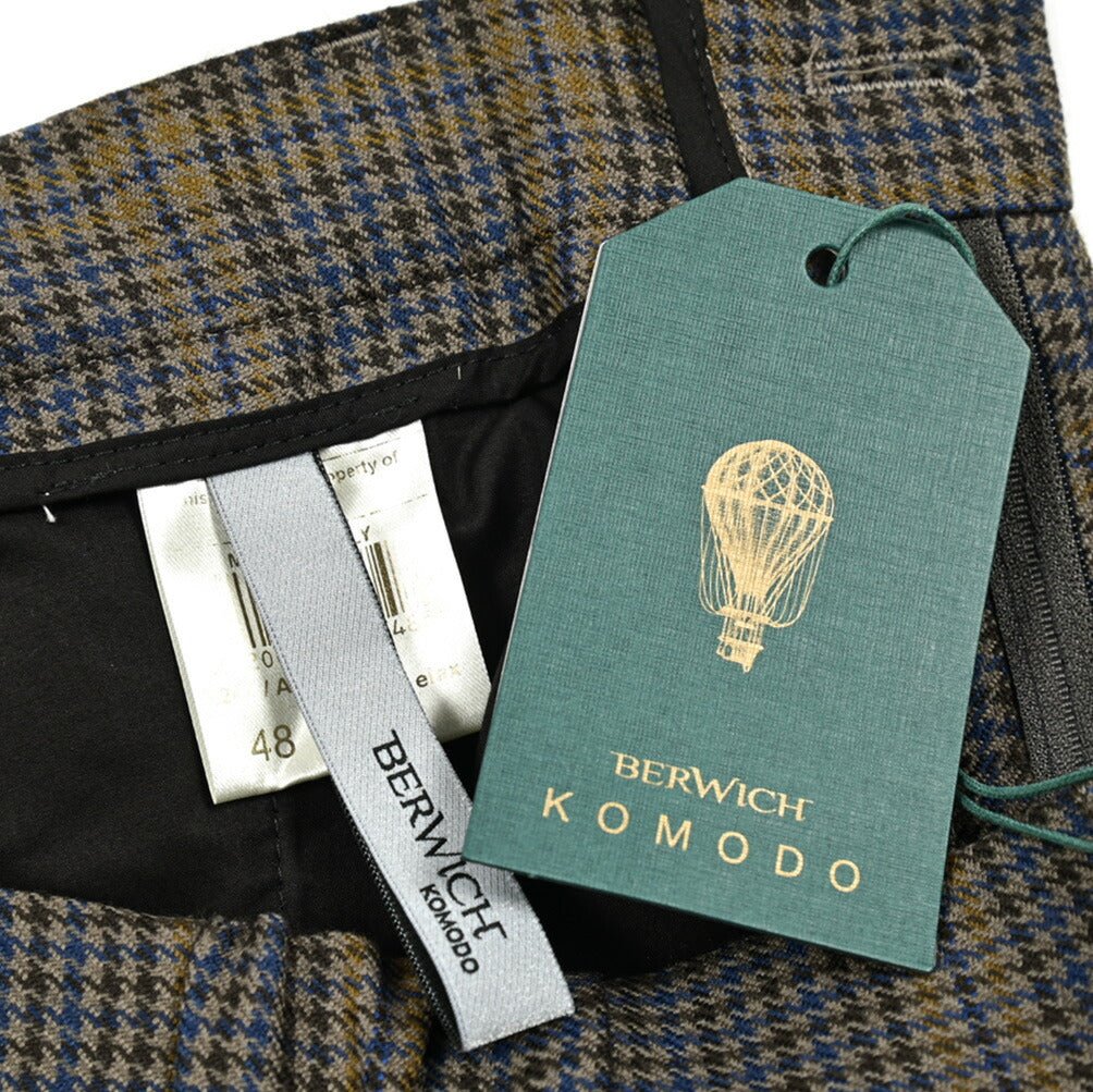 SALE|BERWICH MORELLO ウール100% ナチュラルストレッチノータックスラックス|413349 - 46|GUARDAROBA MILANO OFFICIAL STORE