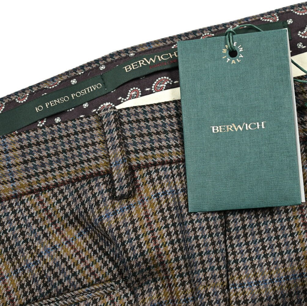 SALE|BERWICH MORELLO ヴァージンウール100% ワンタックスラックス|413509 - 46|GUARDAROBA MILANO OFFICIAL STORE