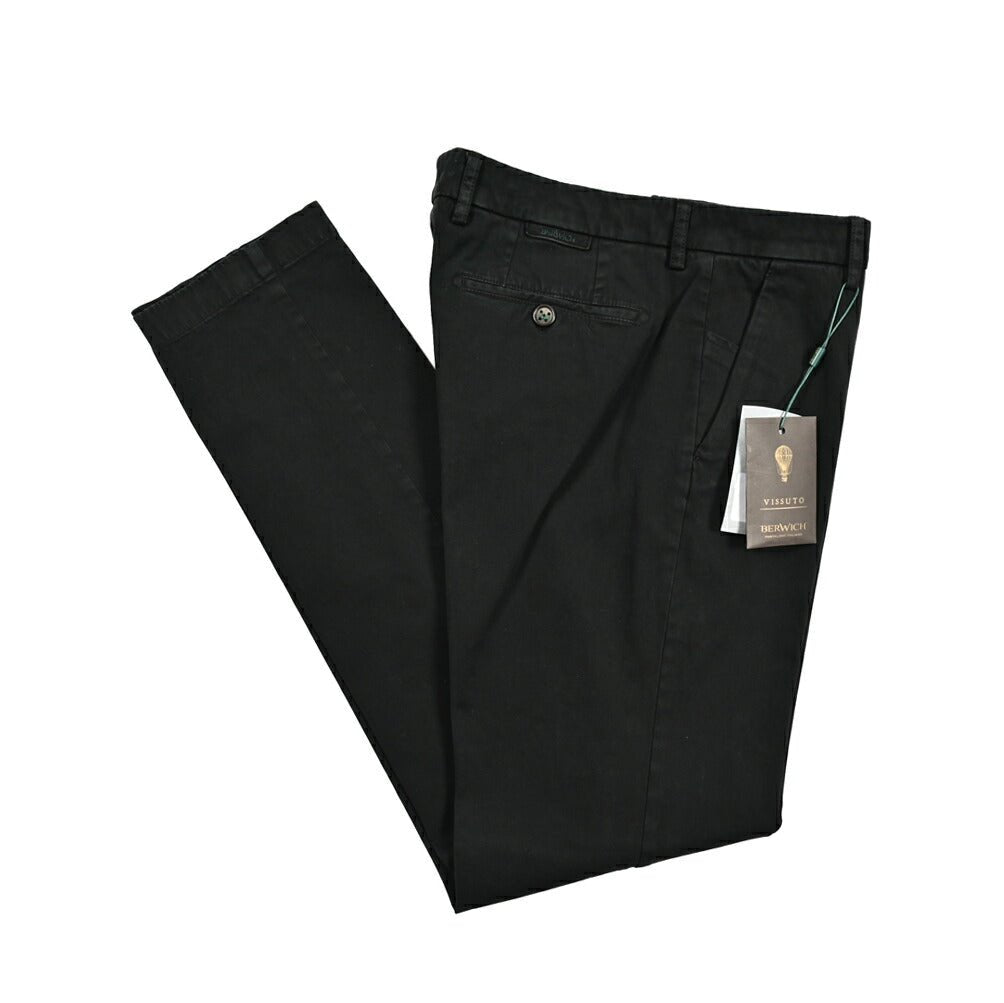 SALE|BERWICH MORELLO ストレッチコットン ノータックチノスラックス|413316 - 54|GUARDAROBA MILANO OFFICIAL STORE