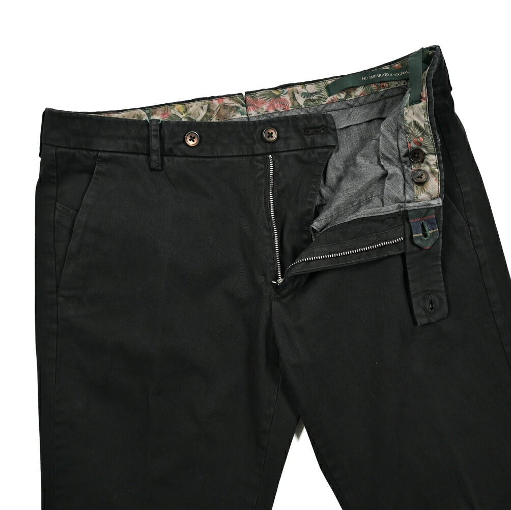 SALE|BERWICH MORELLO ストレッチコットン ノータックチノスラックス|413316 - 54|GUARDAROBA MILANO OFFICIAL STORE