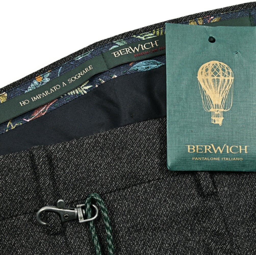SALE|BERWICH MORELLO ヴァージンウールカシミヤ ノータックスラックス|413184|GUARDAROBA MILANO OFFICIAL STORE