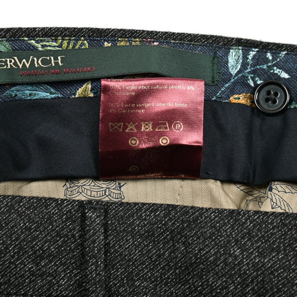 SALE|BERWICH MORELLO ヴァージンウールカシミヤ ノータックスラックス|413184|GUARDAROBA MILANO OFFICIAL STORE