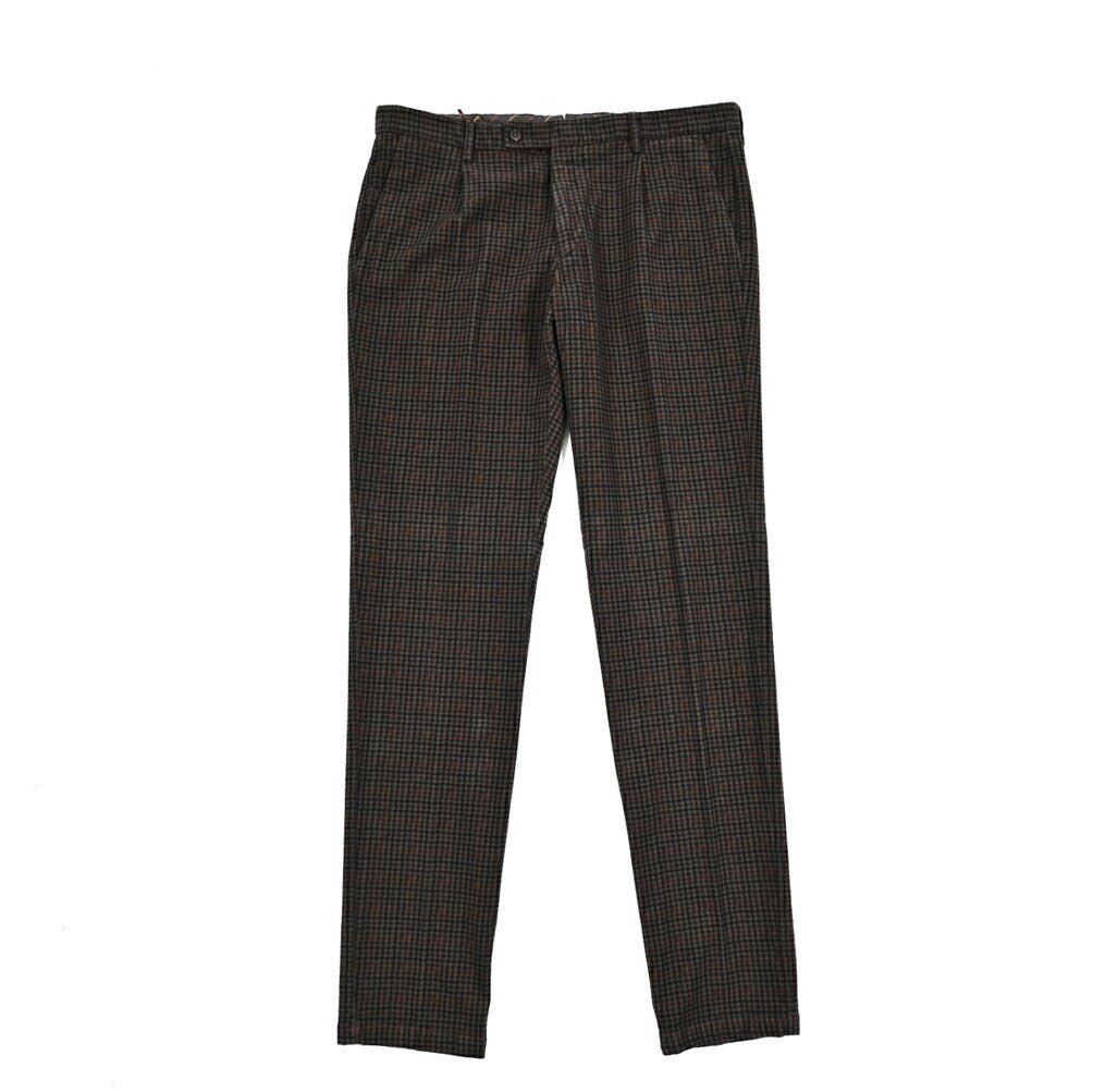SALE|BERWICH MORELLO ストレッチコットン ワンタックスラックス|413174 - 50|GUARDAROBA MILANO OFFICIAL STORE