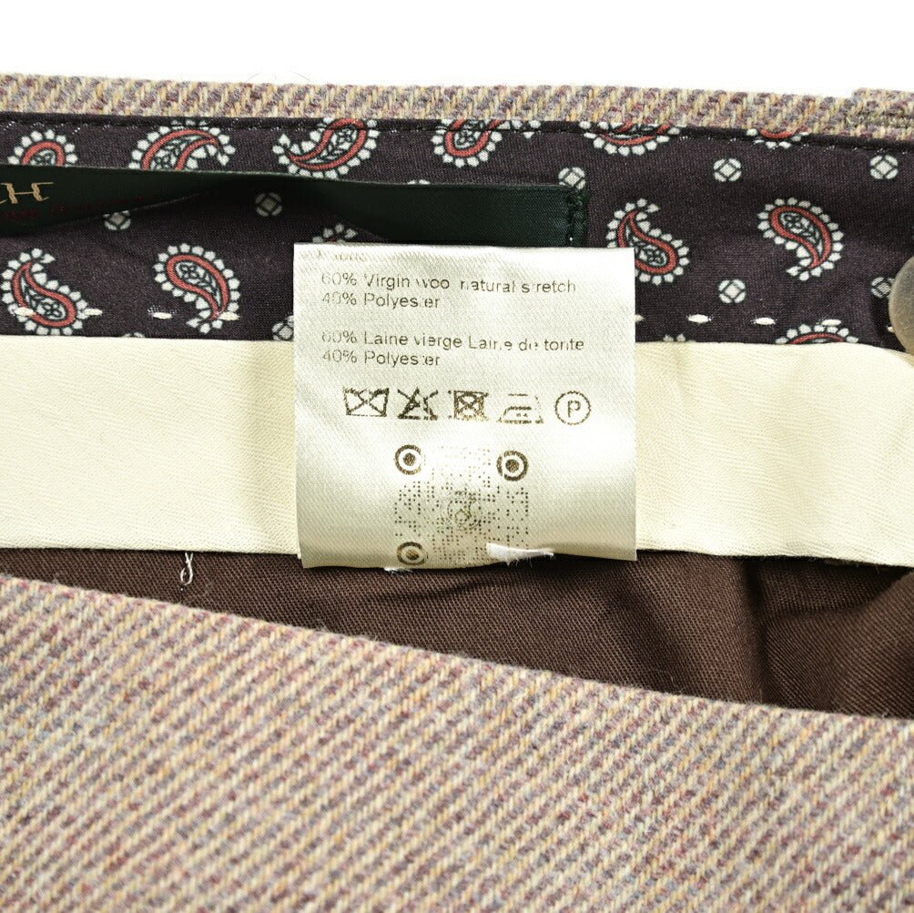 SALE|BERWICH NEGRONI ストレッチウール ツータックスラックス|413069 - 46|GUARDAROBA MILANO OFFICIAL STORE