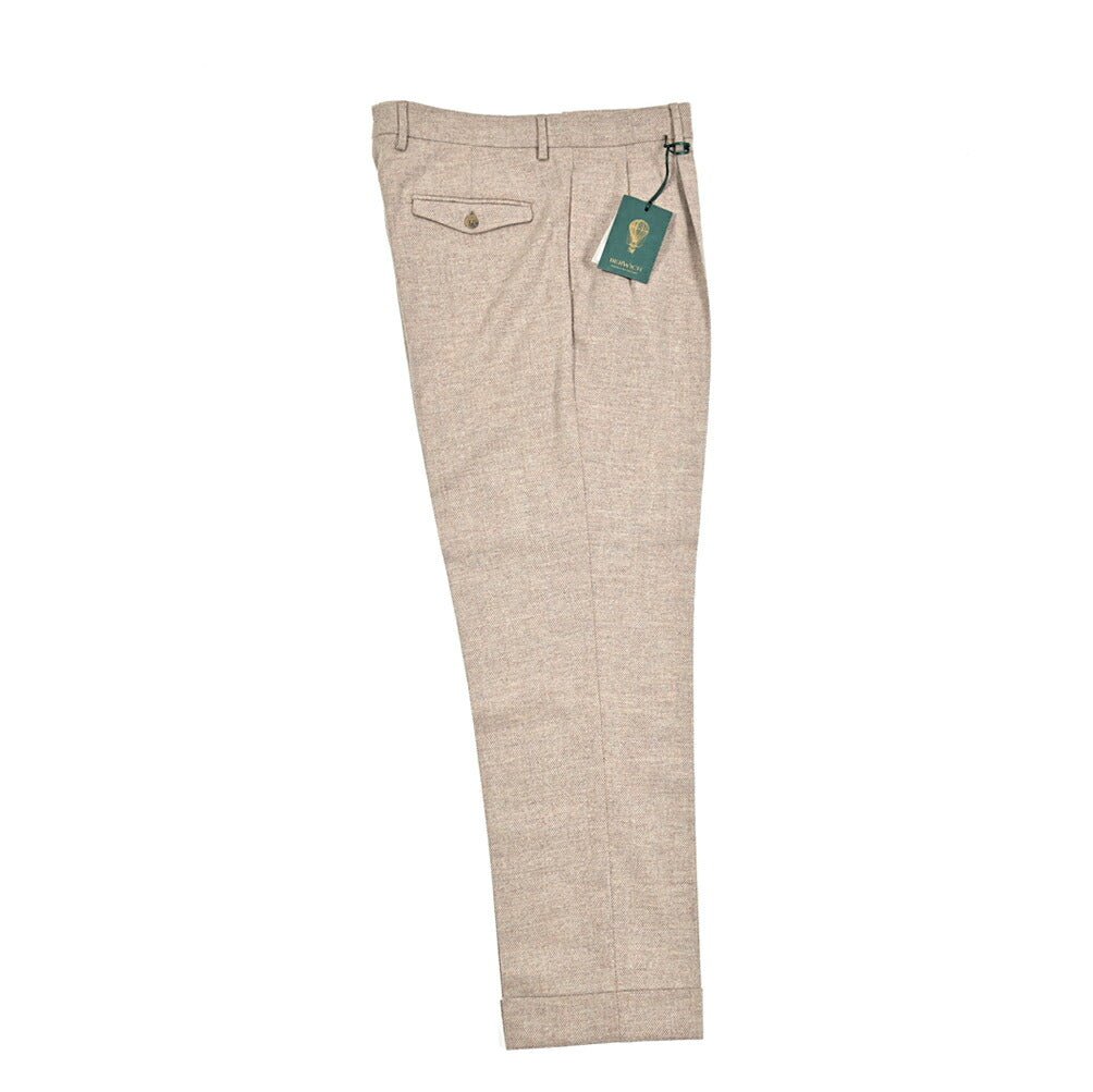 SALE|BERWICH NEGRONI ストレッチウール ツータックスラックス|413069 - 46|GUARDAROBA MILANO OFFICIAL STORE