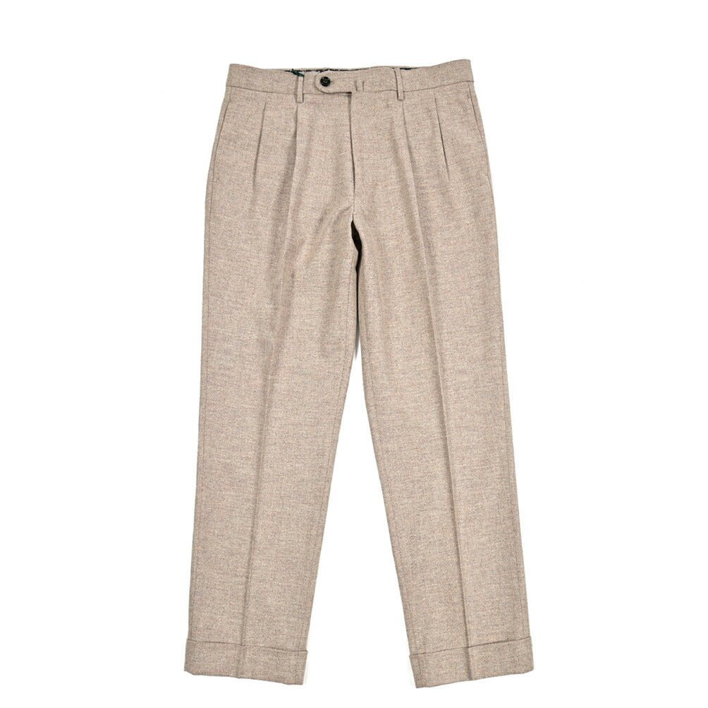 SALE|BERWICH NEGRONI ストレッチウール ツータックスラックス|413069 - 46|GUARDAROBA MILANO OFFICIAL STORE