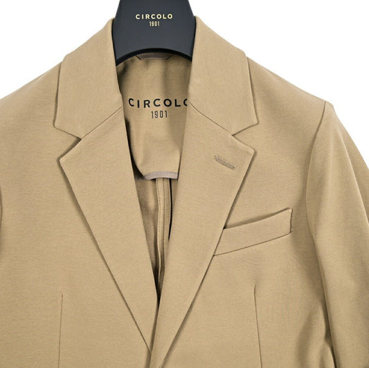 【P10倍】26SS CIRCOLO 1901 ストレッチコットン 2Bシングルテーラードイージージャケット イージーブレザー|436851-44|GUARDAROBA MILANO OFFICIAL STORE