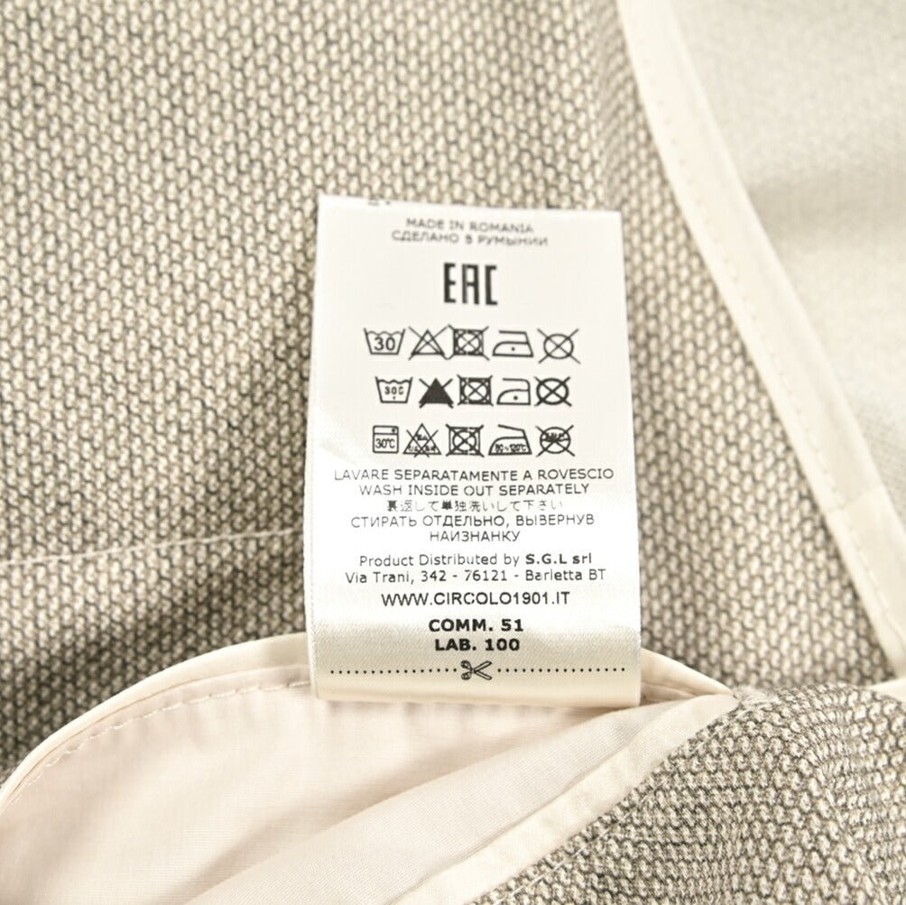 【P10倍】26SS CIRCOLO 1901 ストレッチコットン 2Bシングルテーラードイージージャケット イージーブレザー|436929-44|GUARDAROBA MILANO OFFICIAL STORE