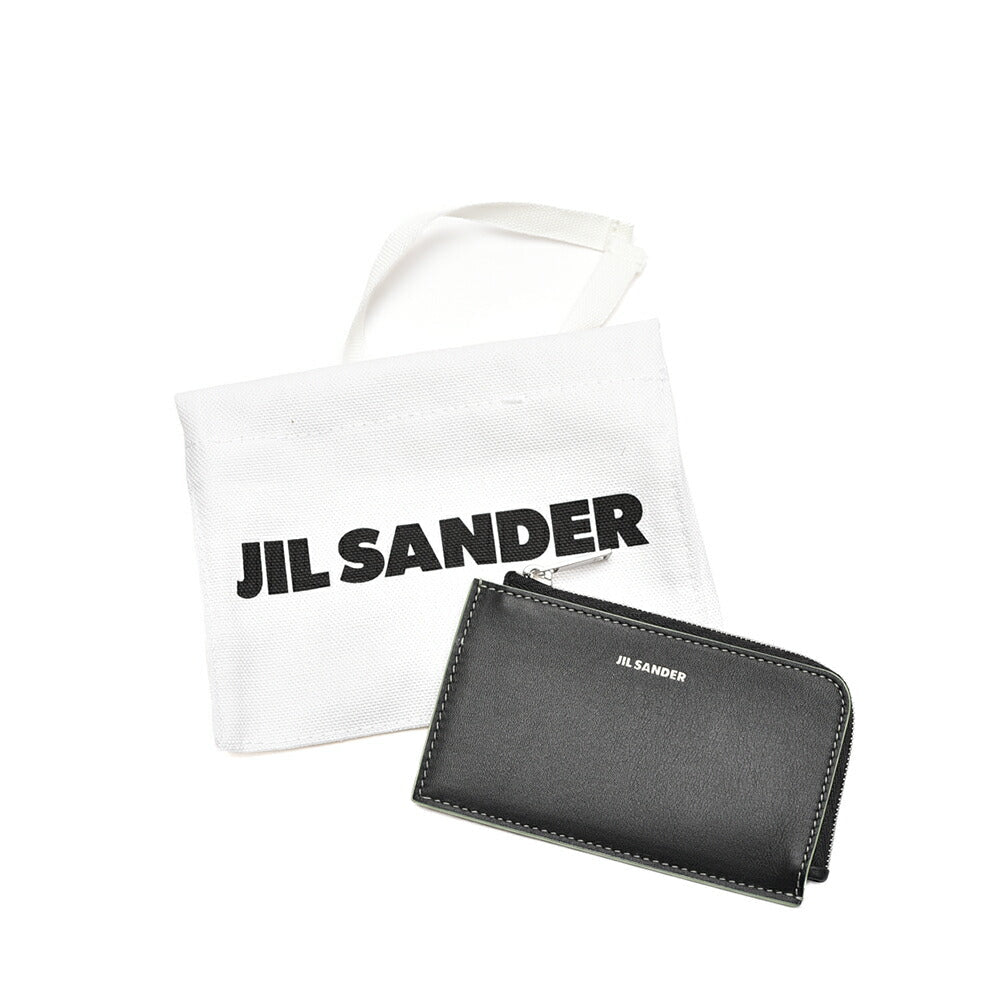 【P10倍】26SS JIL SANDER カーフレザー100% L字型コインパース 小銭入れ (レクタングル)|435794|GUARDAROBA MILANO OFFICIAL STORE