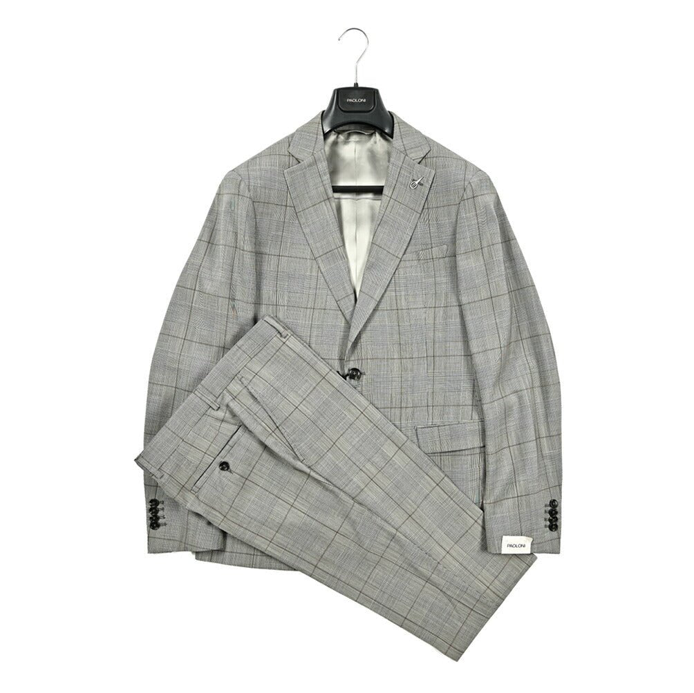 PAOLONI ヴァージンウール 100% 2Bシングルテーラードスーツ|418839 - 50|GUARDAROBA MILANO OFFICIAL STORE