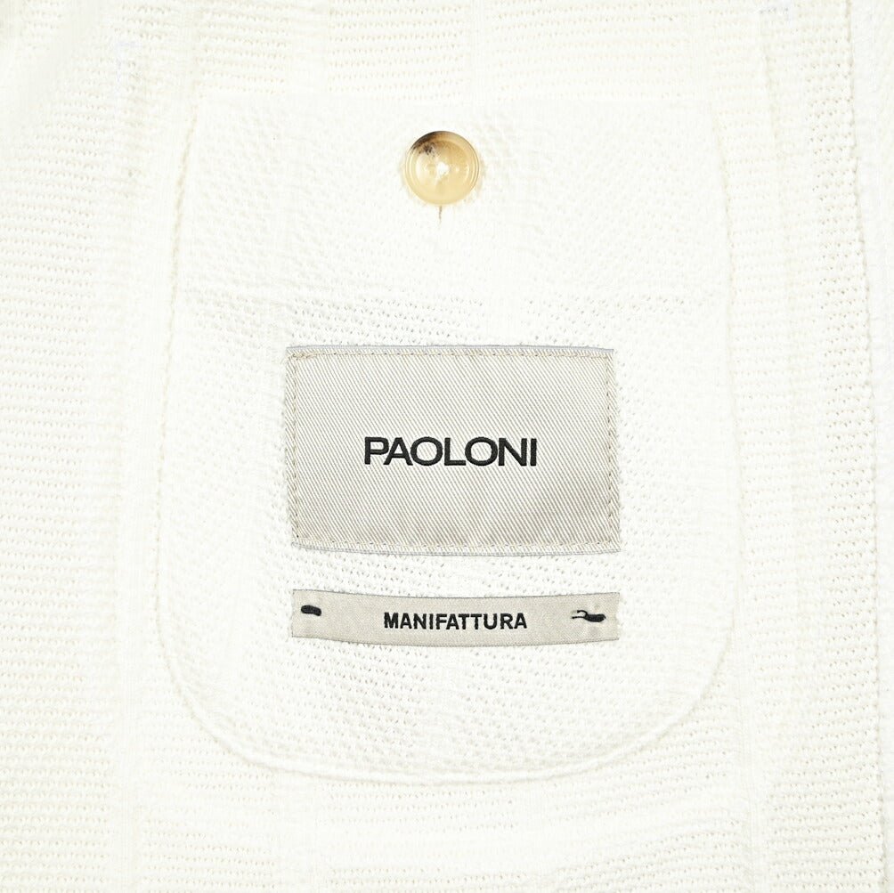 PAOLONI コットン100% 2Bシングルニットジャケット|418618-50|GUARDAROBA MILANO OFFICIAL STORE