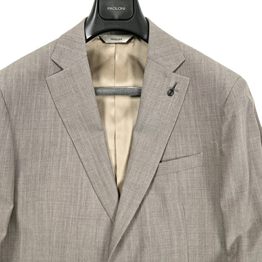 PAOLONI ウール100% 2Bシングルテーラードスーツ|418732 - 44|GUARDAROBA MILANO OFFICIAL STORE