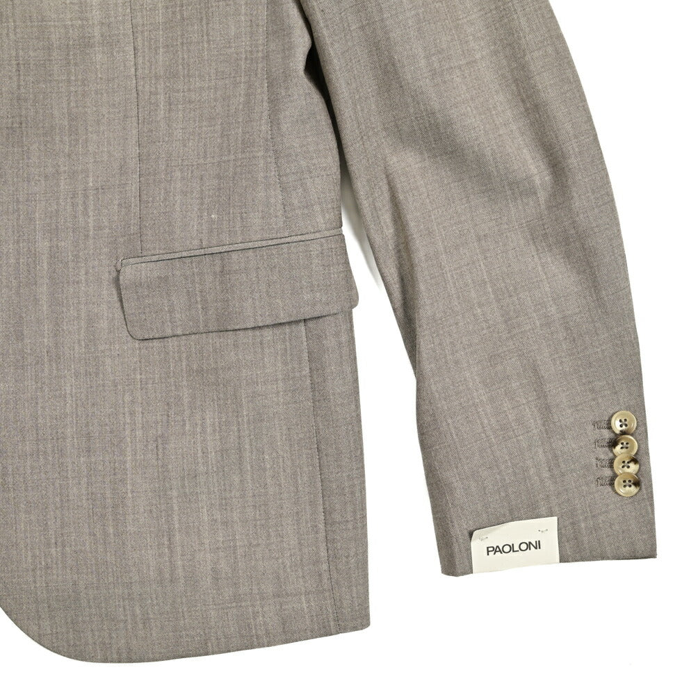 PAOLONI ウール100% 2Bシングルテーラードスーツ|418732 - 44|GUARDAROBA MILANO OFFICIAL STORE