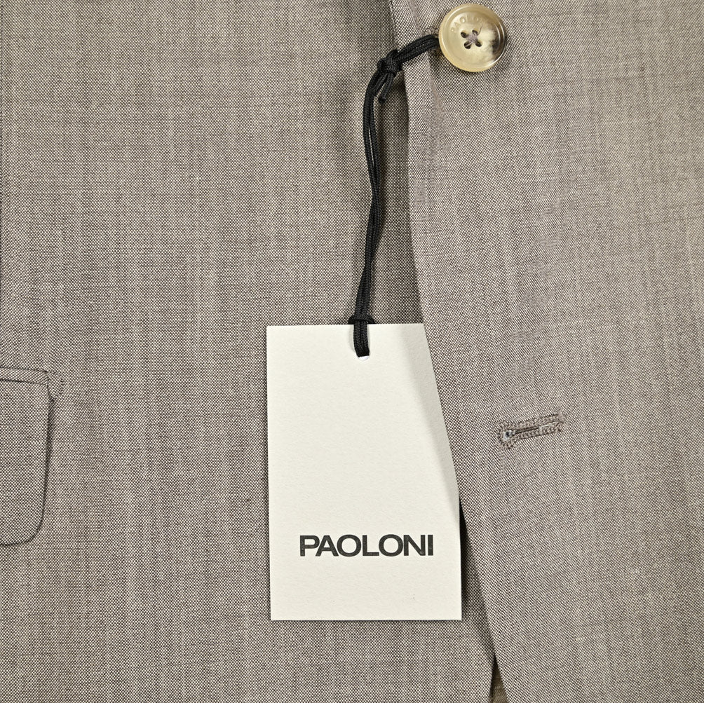 PAOLONI ウール100% 2Bシングルテーラードスーツ|418732 - 44|GUARDAROBA MILANO OFFICIAL STORE