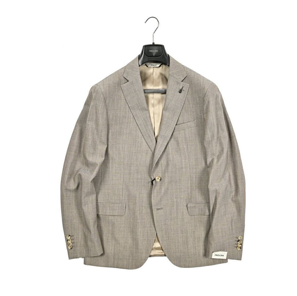 PAOLONI ウール100% 2Bシングルテーラードスーツ|418732 - 44|GUARDAROBA MILANO OFFICIAL STORE
