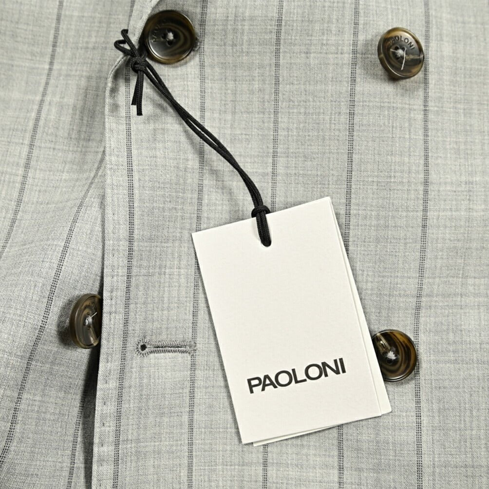 PAOLONI ヴァージンウール100% 6Bダブルテーラードスーツ / ARCHIVIO CINQUANTA|418648|GUARDAROBA MILANO OFFICIAL STORE
