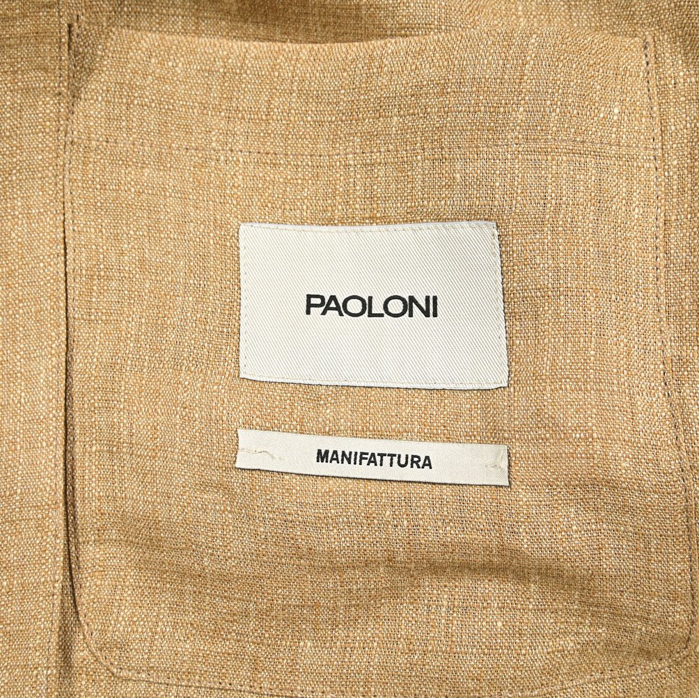 SALE|PAOLONI リネン100% オープンカラーシャツジャケット / MANIFATTURA|418861|GUARDAROBA MILANO OFFICIAL STORE
