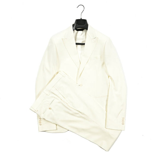 SALE|PAOLONI ストレッチウール 1Bシングルタキシードスーツ / QUARANTASEI|418806 - 46|GUARDAROBA MILANO OFFICIAL STORE