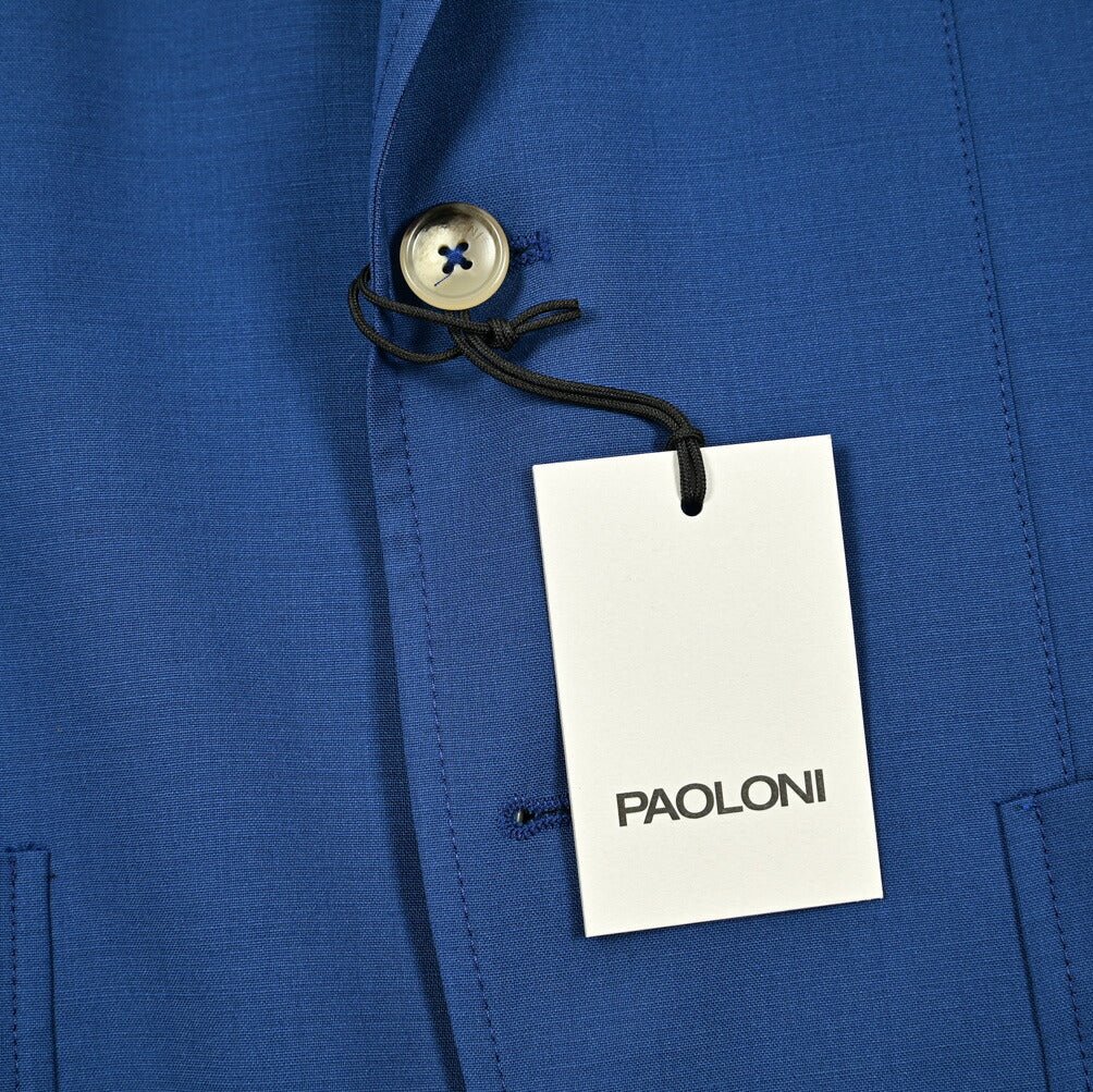 PAOLONI ストレッチウール 2Bシングルテーラードジャケット|418789 - 48|GUARDAROBA MILANO OFFICIAL STORE