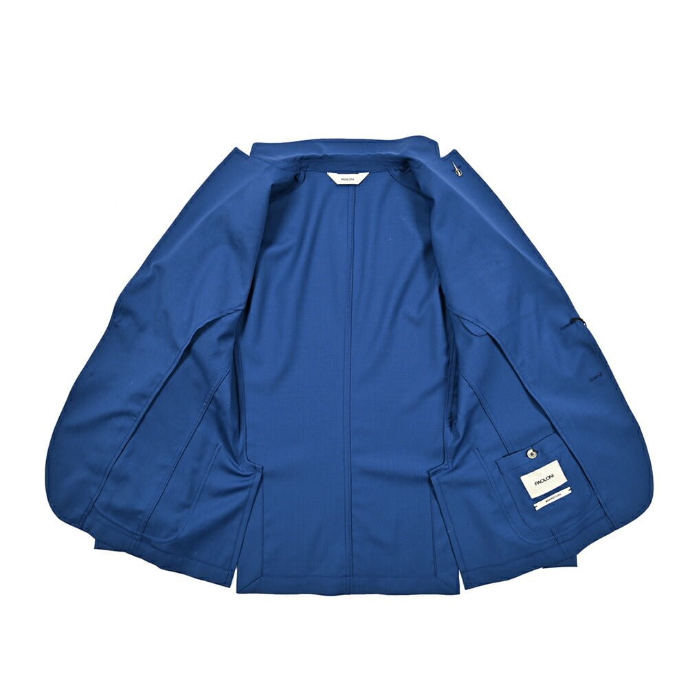 PAOLONI ストレッチウール 2Bシングルテーラードジャケット|418789 - 48|GUARDAROBA MILANO OFFICIAL STORE