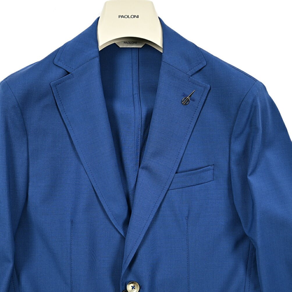 PAOLONI ストレッチウール 2Bシングルテーラードジャケット|418789 - 48|GUARDAROBA MILANO OFFICIAL STORE