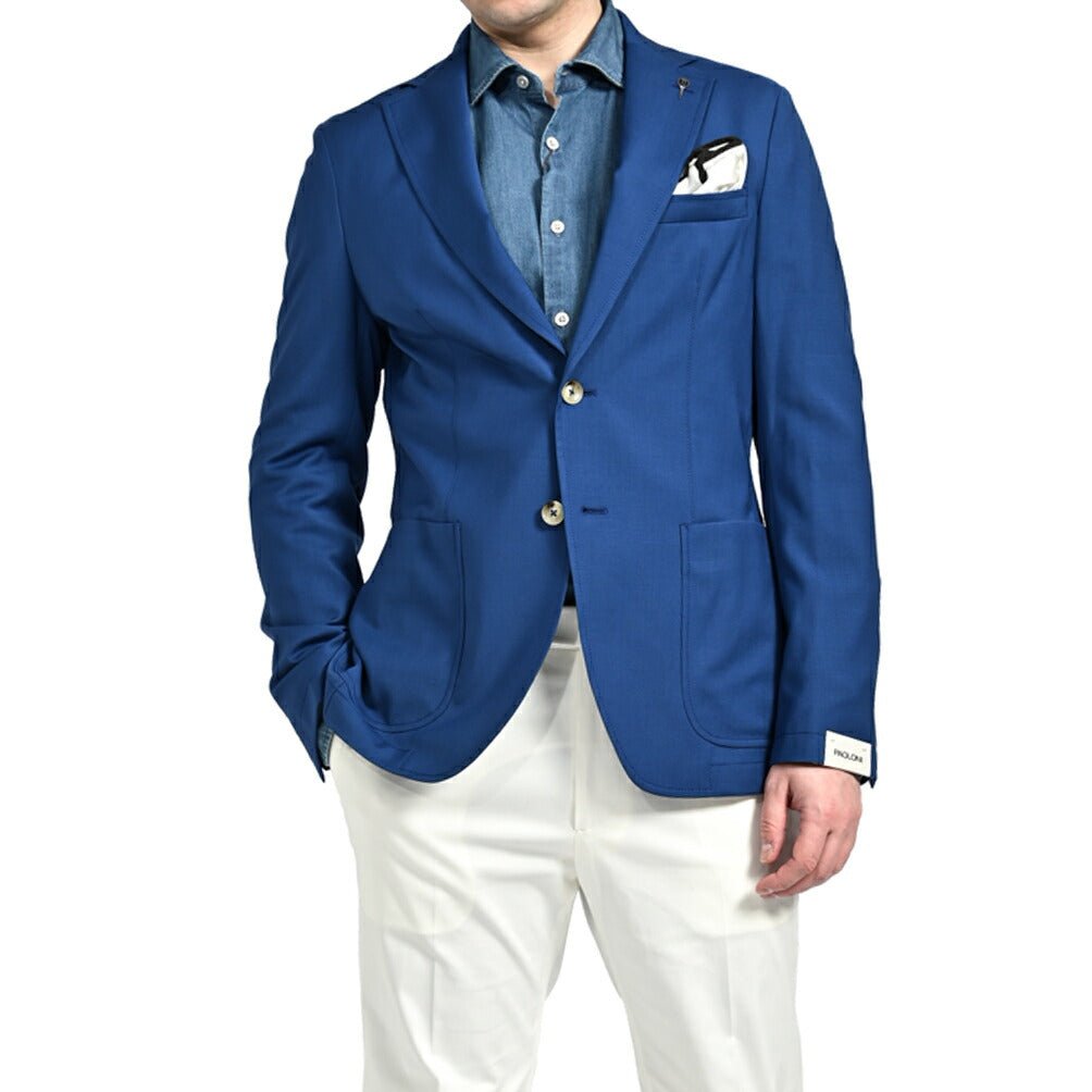 PAOLONI ストレッチウール 2Bシングルテーラードジャケット|418789 - 48|GUARDAROBA MILANO OFFICIAL STORE