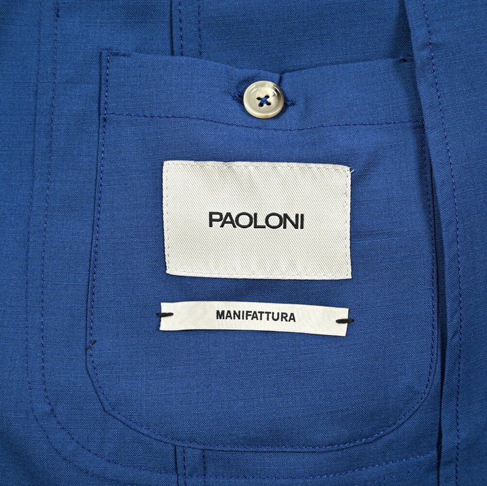 PAOLONI ストレッチウール 2Bシングルテーラードジャケット|418789 - 48|GUARDAROBA MILANO OFFICIAL STORE