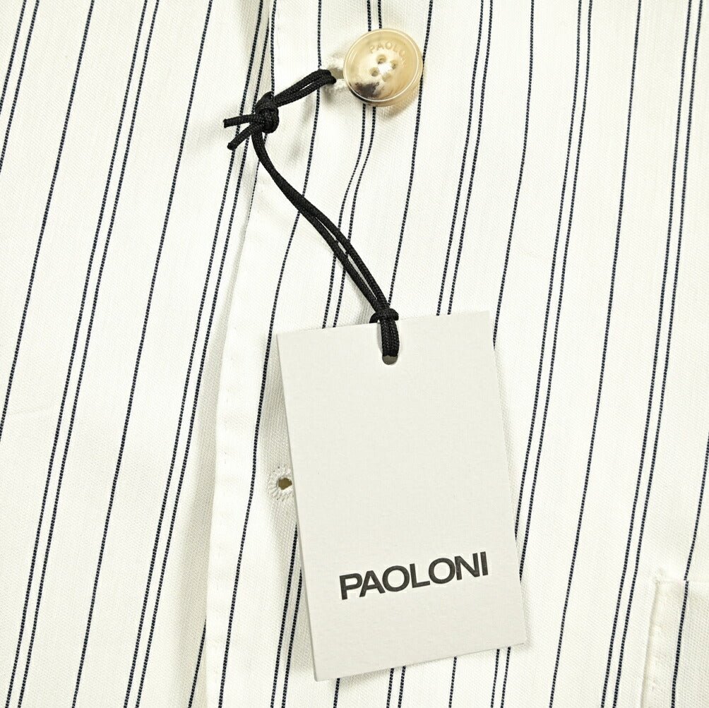SALE|PAOLONI コットンリネン 2Bシングルテーラードジャケット / MANIFATTURA|418867 - 48|GUARDAROBA MILANO OFFICIAL STORE