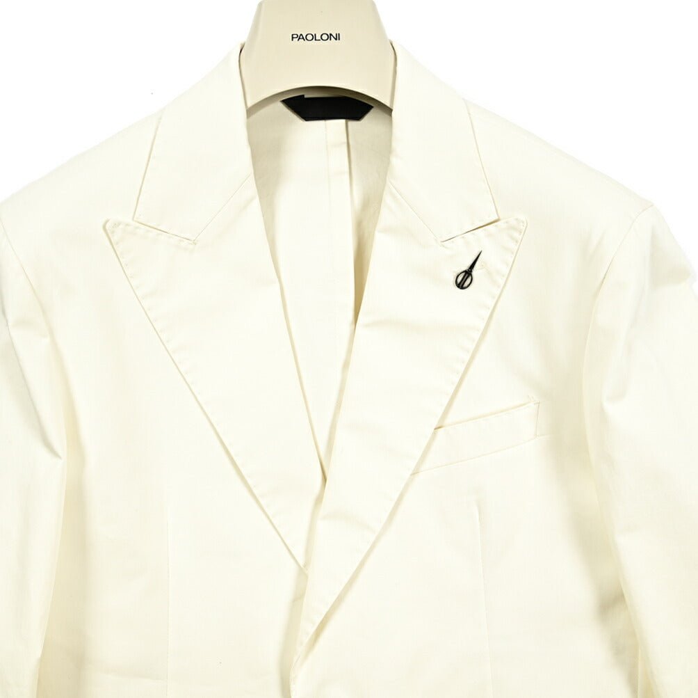 SALE|PAOLONI ストレッチコットン 2Bシングルテーラードジャケット / MANIFATTURA|418829|GUARDAROBA MILANO OFFICIAL STORE