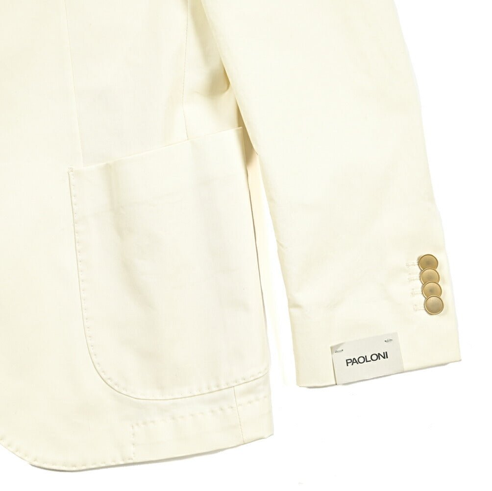 SALE|PAOLONI ストレッチコットン 2Bシングルテーラードジャケット / MANIFATTURA|418829|GUARDAROBA MILANO OFFICIAL STORE