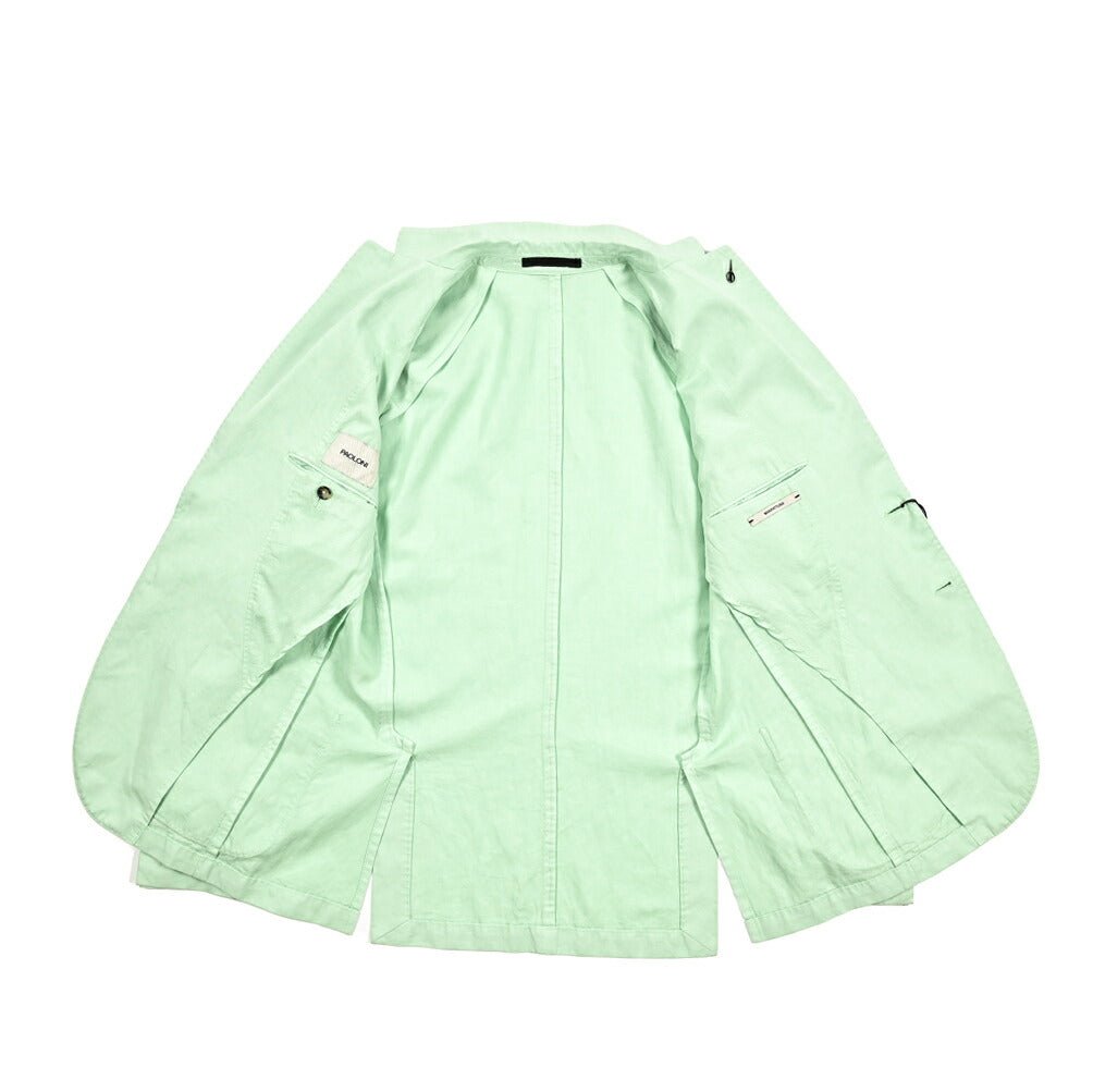 SALE|PAOLONI リネンコットン 2Bシングルテーラードジャケット / MANIFATTURA|418864|GUARDAROBA MILANO OFFICIAL STORE