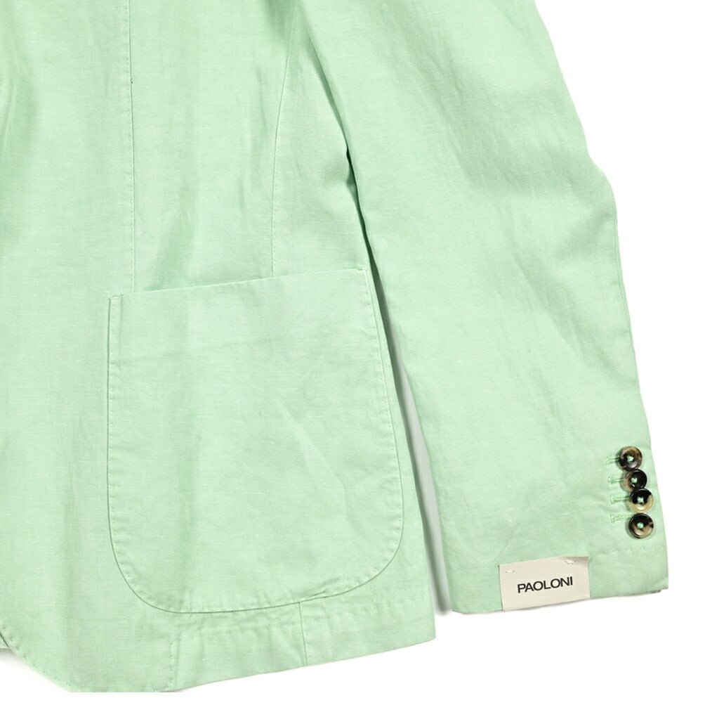 SALE|PAOLONI リネンコットン 2Bシングルテーラードジャケット / MANIFATTURA|418864|GUARDAROBA MILANO OFFICIAL STORE