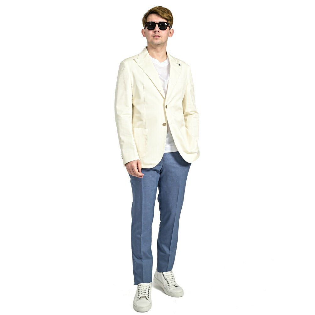 SALE|PAOLONI ストレッチコットン 2Bシングルテーラードジャケット / MANIFATTURA|418829|GUARDAROBA MILANO OFFICIAL STORE