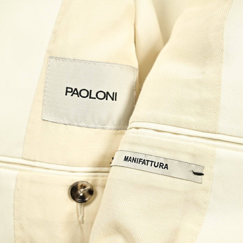 SALE|PAOLONI ストレッチコットン 2Bシングルテーラードジャケット / MANIFATTURA|418829|GUARDAROBA MILANO OFFICIAL STORE