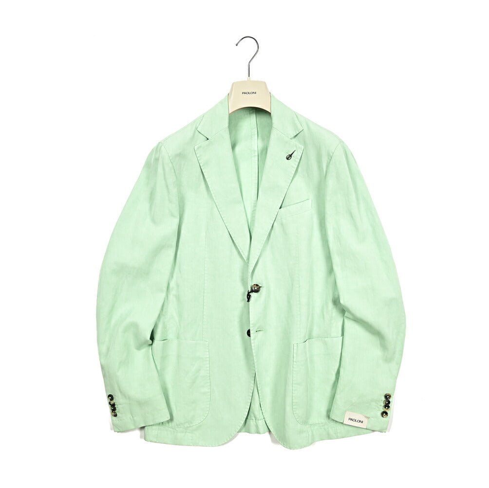 SALE|PAOLONI リネンコットン 2Bシングルテーラードジャケット / MANIFATTURA|418864|GUARDAROBA MILANO OFFICIAL STORE