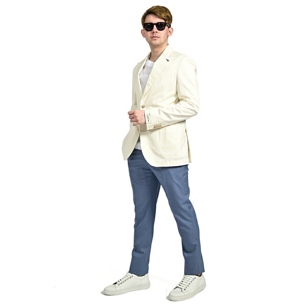 SALE|PAOLONI ストレッチコットン 2Bシングルテーラードジャケット / MANIFATTURA|418829|GUARDAROBA MILANO OFFICIAL STORE