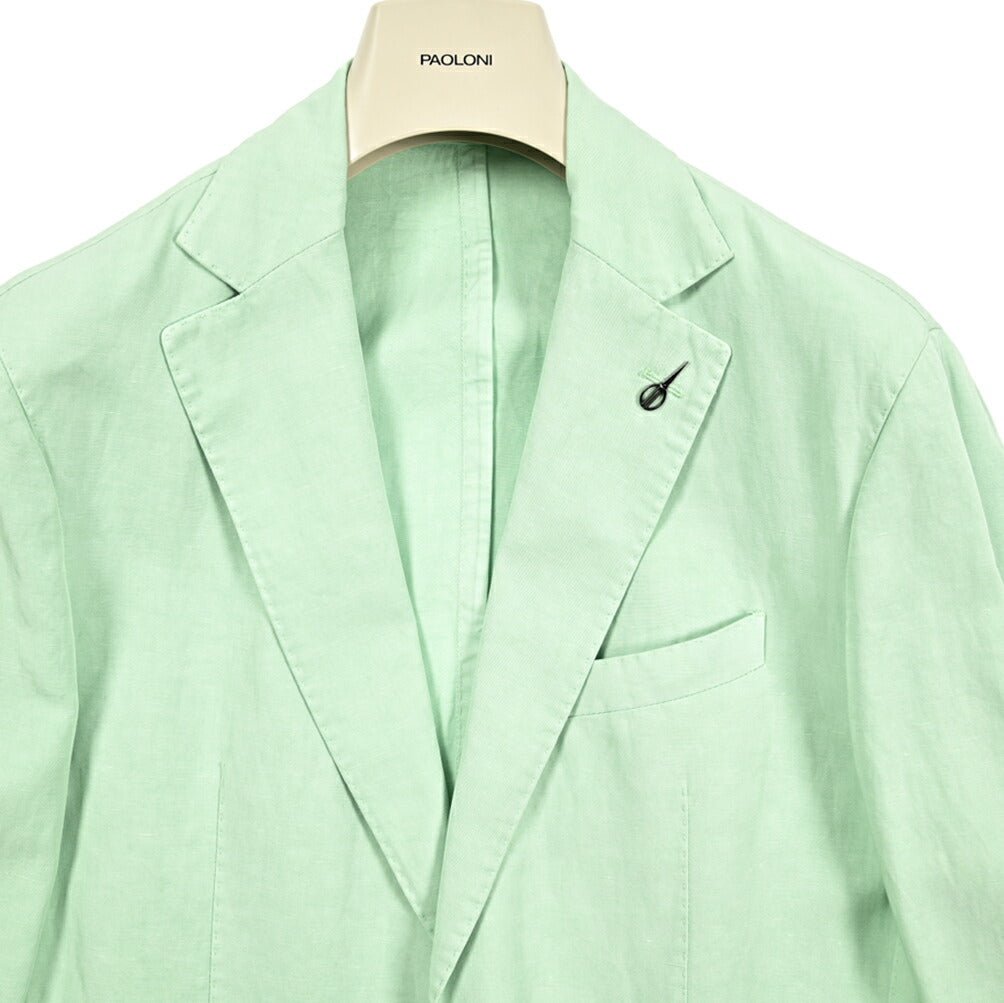 SALE|PAOLONI リネンコットン 2Bシングルテーラードジャケット / MANIFATTURA|418864|GUARDAROBA MILANO OFFICIAL STORE