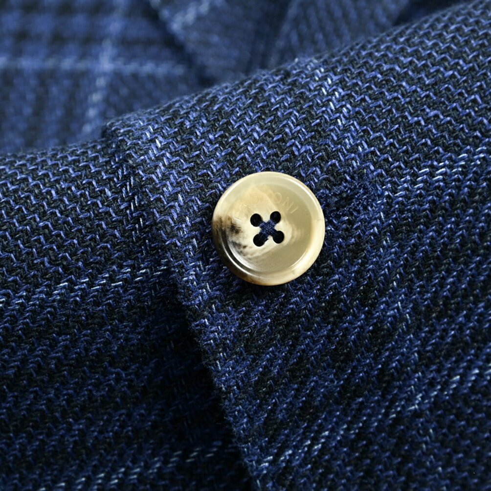 PAOLONI コットンリネン 2Bシングルテーラードジャケット|418738|GUARDAROBA MILANO OFFICIAL STORE