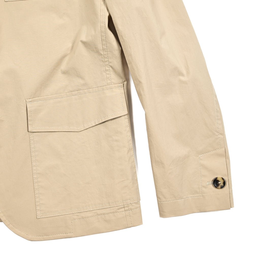 PAOLONI ストレッチコットン 段返り3Bシングルサファリジャケット|418875|GUARDAROBA MILANO OFFICIAL STORE