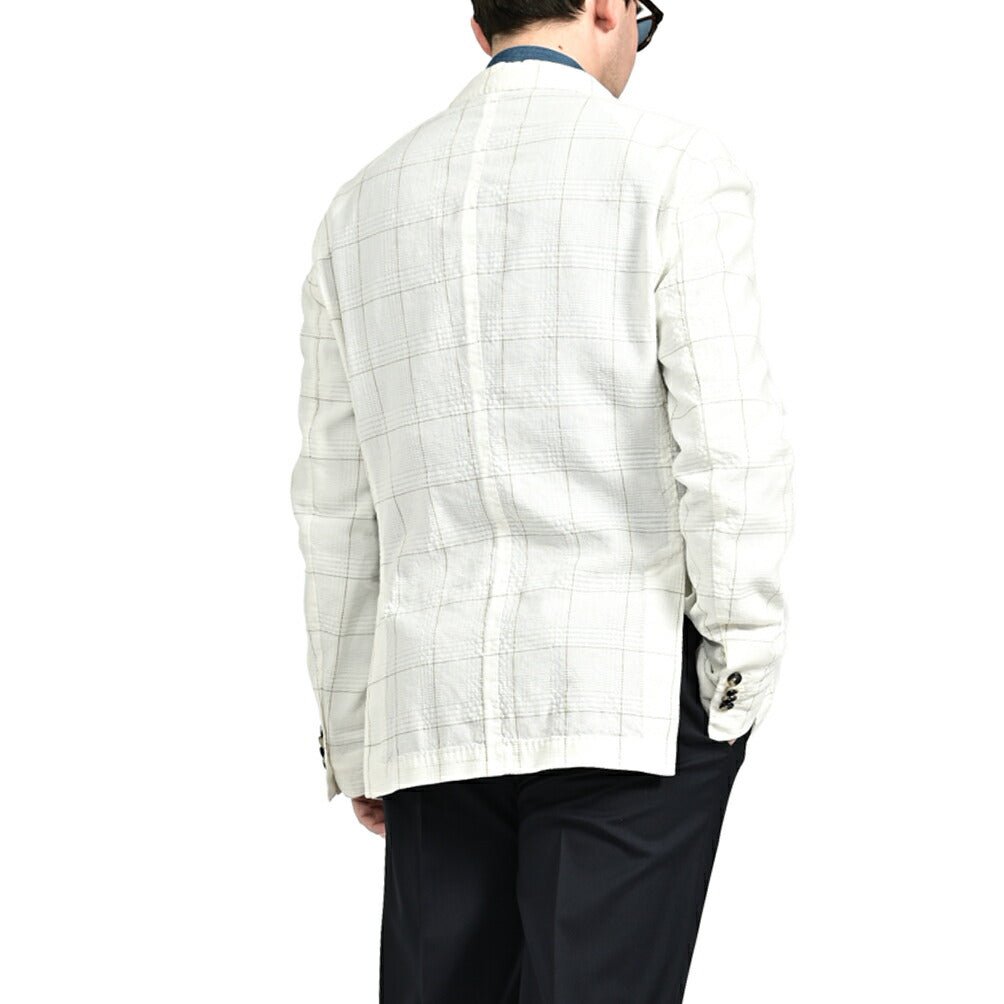 SALE|PAOLONI コットンリネン 6Bダブルテーラードジャケット / MANIFATTURA|418821|GUARDAROBA MILANO OFFICIAL STORE