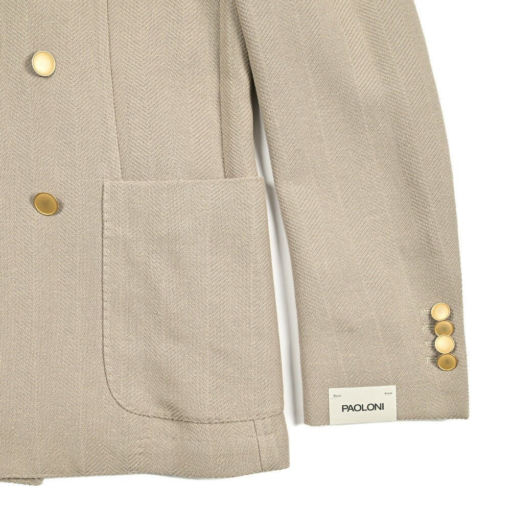PAOLONI コットンビスコース 6Bダブルテーラードジャケット / MANIFATTURA|GUARDAROBA MILANO OFFICIAL STORE