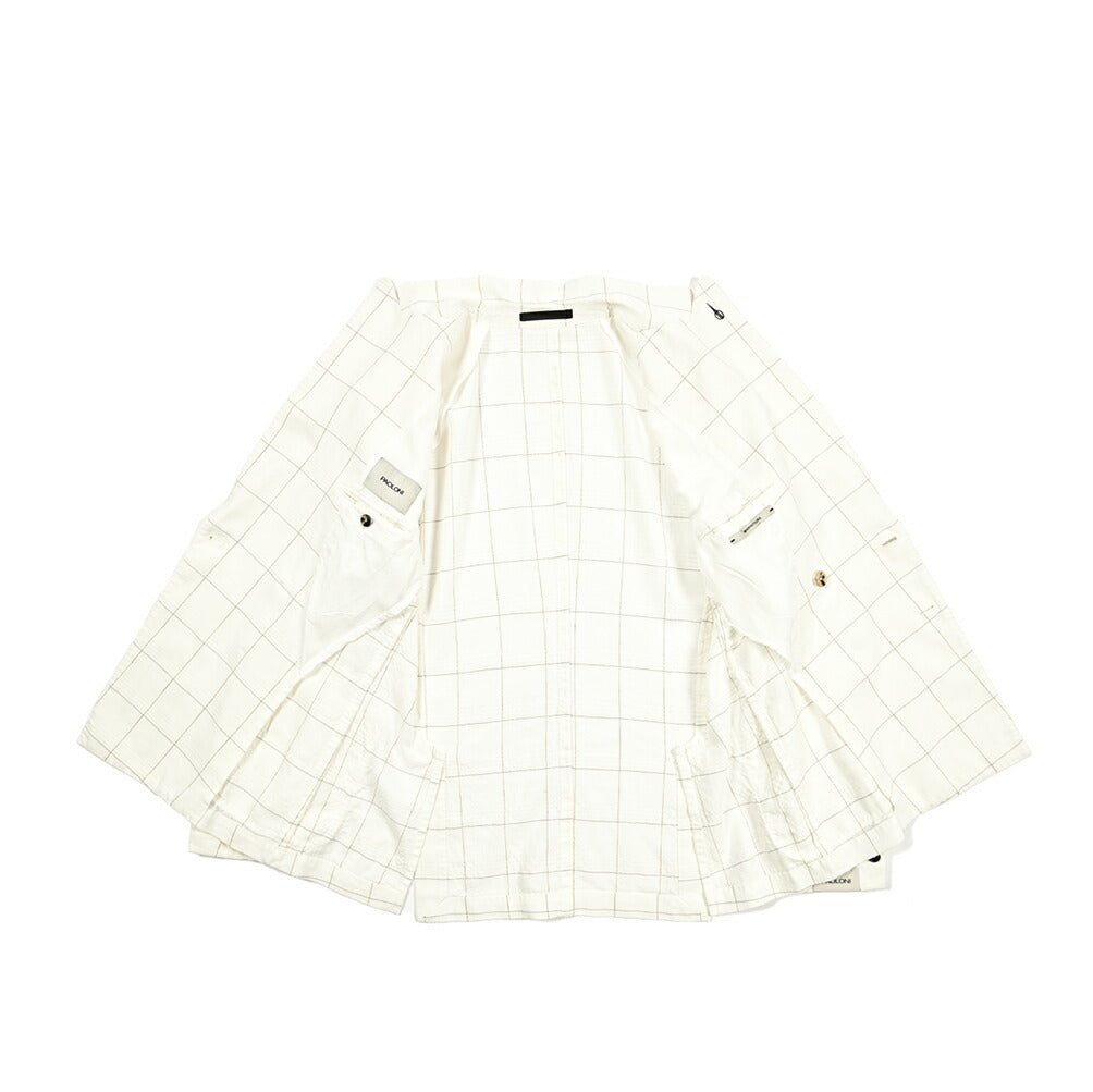 SALE|PAOLONI コットンリネン 6Bダブルテーラードジャケット / MANIFATTURA|418821|GUARDAROBA MILANO OFFICIAL STORE