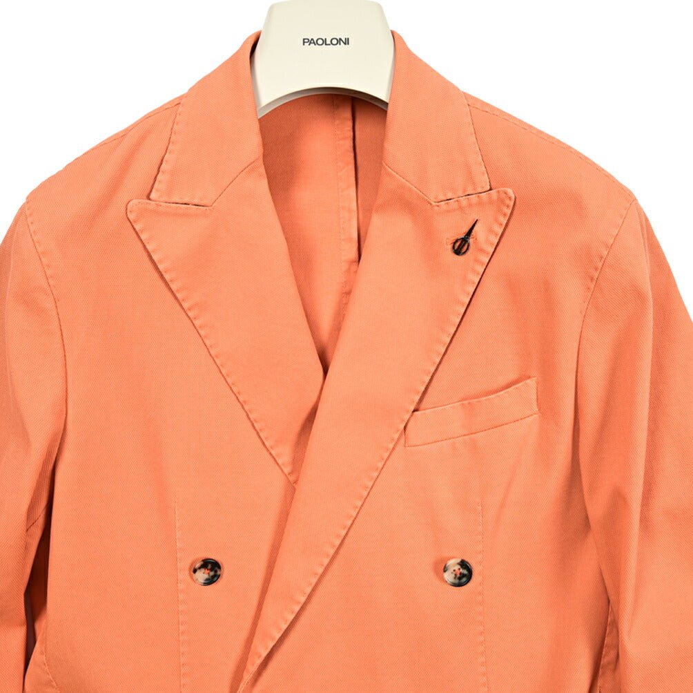 SALE|PAOLONI ストレッチコットン 6Bダブルテーラードジャケット / MANIFATTURA|418899|GUARDAROBA MILANO OFFICIAL STORE