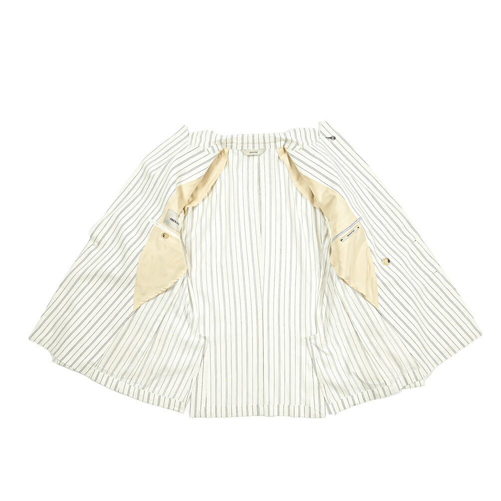 PAOLONI コットンリネン 6Bダブルテーラードジャケット / MANIFATTURA|GUARDAROBA MILANO OFFICIAL STORE