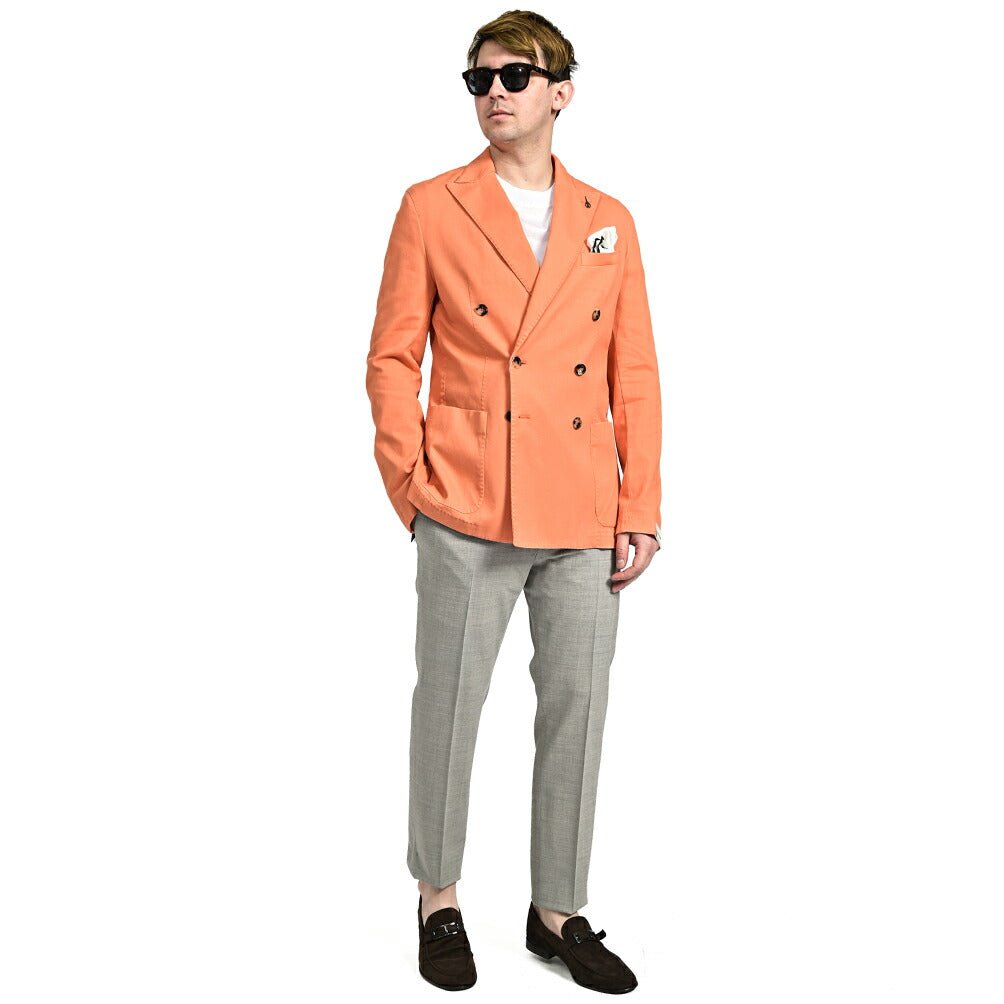 SALE|PAOLONI ストレッチコットン 6Bダブルテーラードジャケット / MANIFATTURA|418899|GUARDAROBA MILANO OFFICIAL STORE