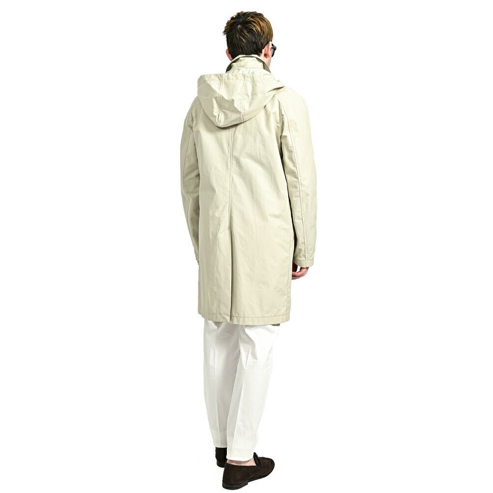 SALE|PAOLONI コットンナイロン フード付きステンカラーコート|418759 - 50|GUARDAROBA MILANO OFFICIAL STORE