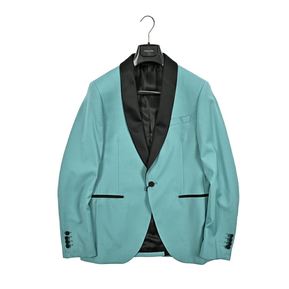 PAOLONI QUARANTOTTO ストレッチウール 1Bシングルタキシードスーツ|418701 - 48|GUARDAROBA MILANO OFFICIAL STORE